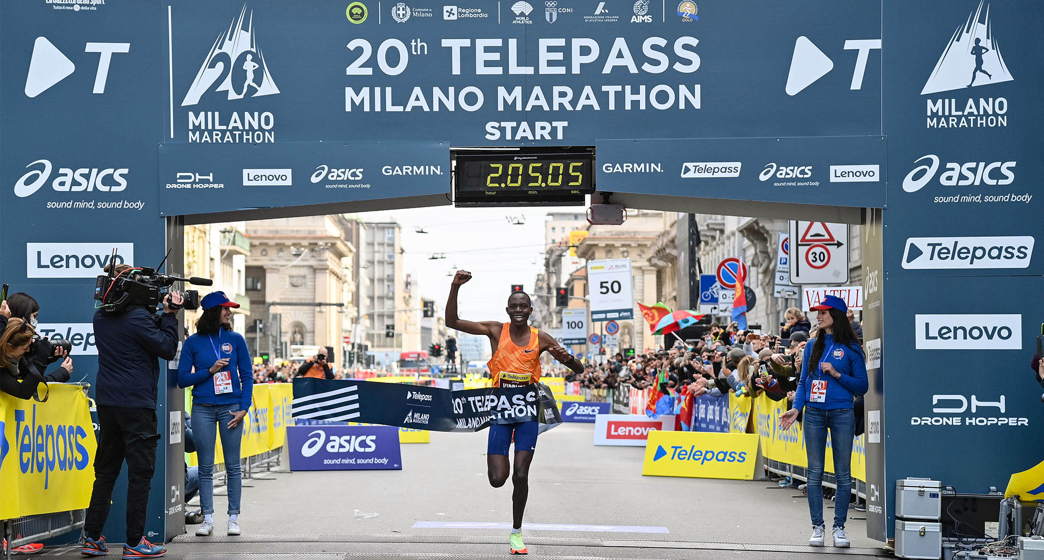 Titus Kipruto vince la XX Telepass Milano Marathon in 2h05’05”