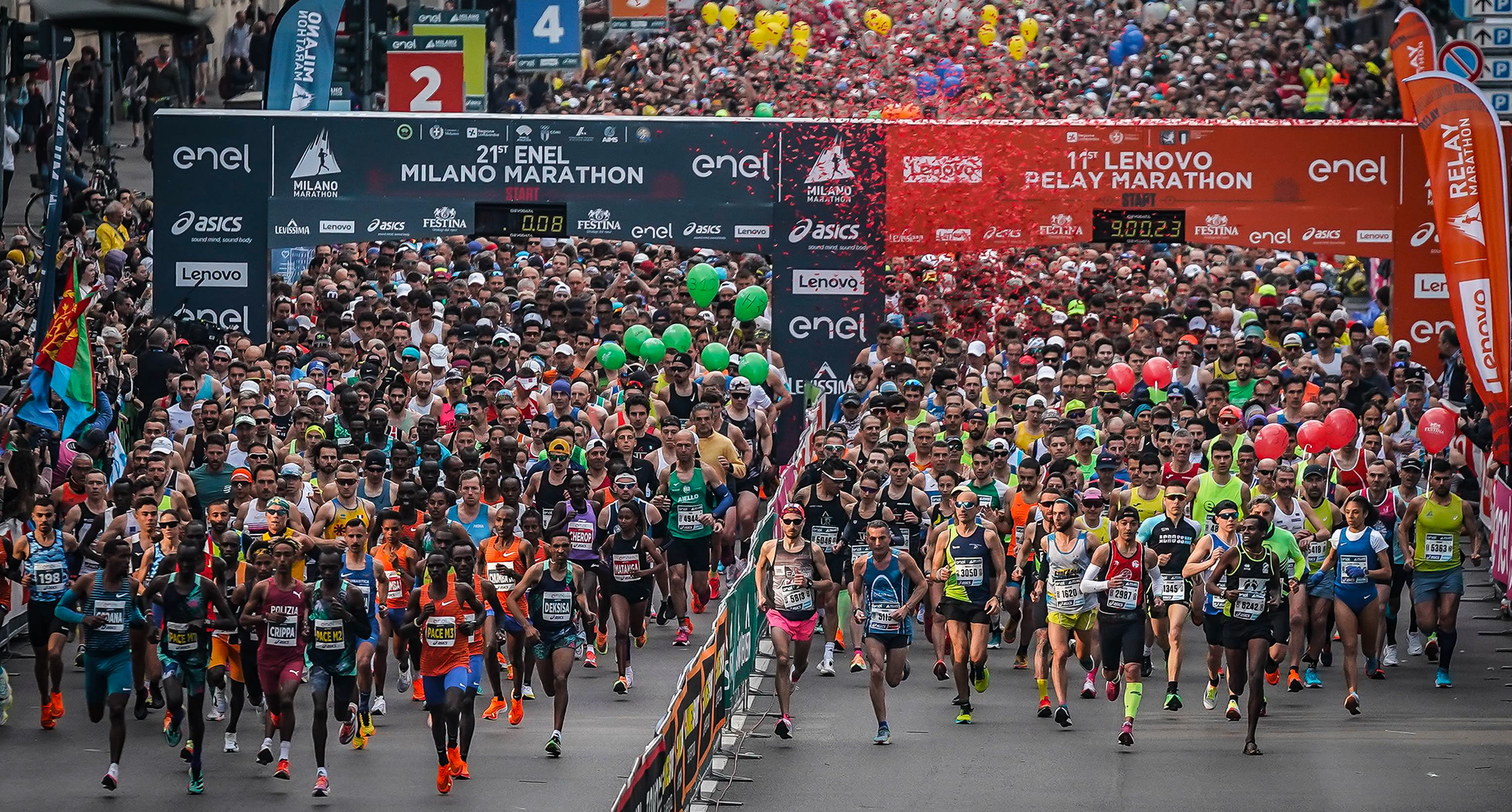 Huge success for the Enel Milano Marathon and the Lenovo Relay Marathon 2023