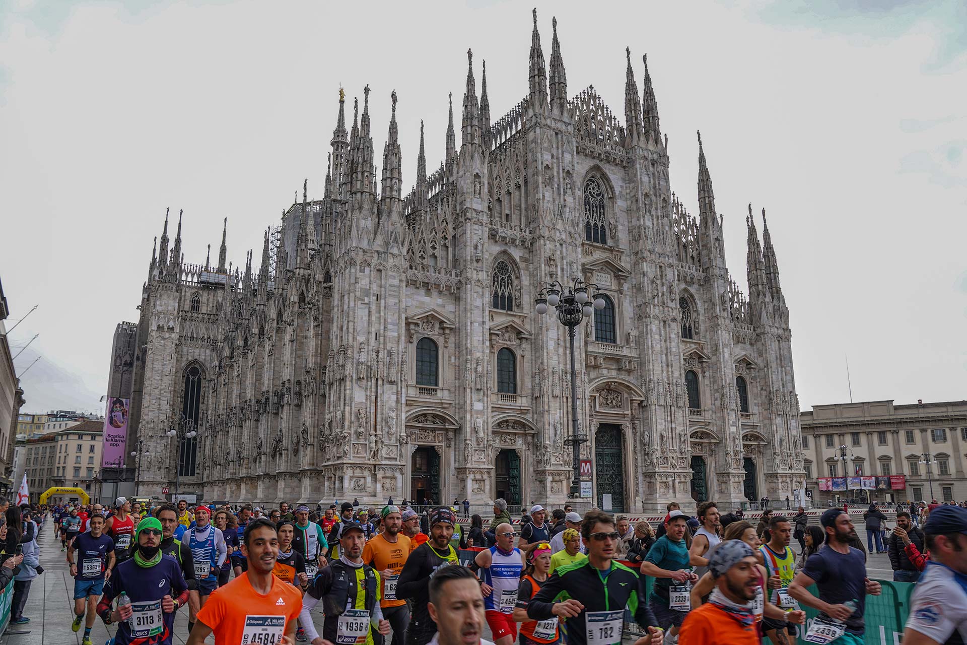 22nd edition route changes: start and finish at the duomo